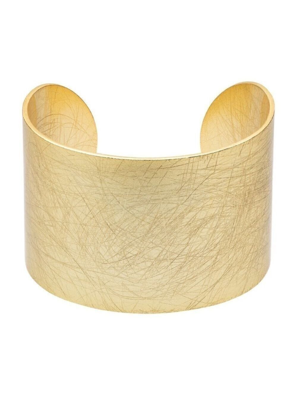 Gold Hammered Cuff - Picture 2 of 4